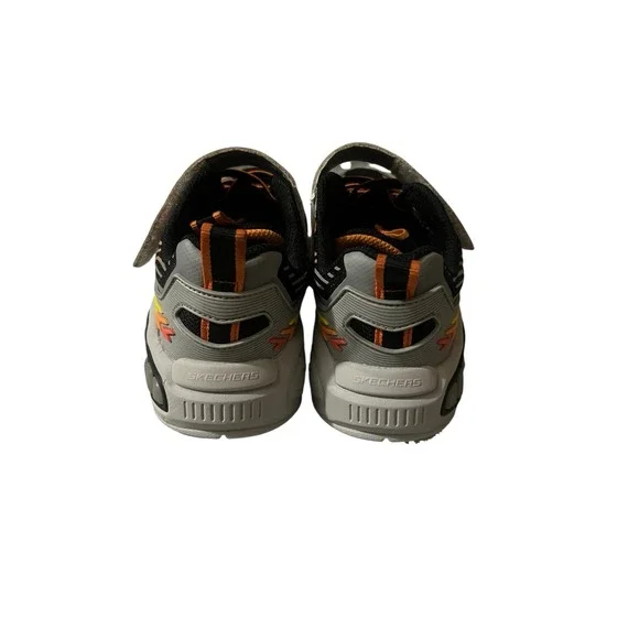 Skechers Boys Light Storm‎ Sneakers Black and Grey Size 13 - Picture 6 of 8